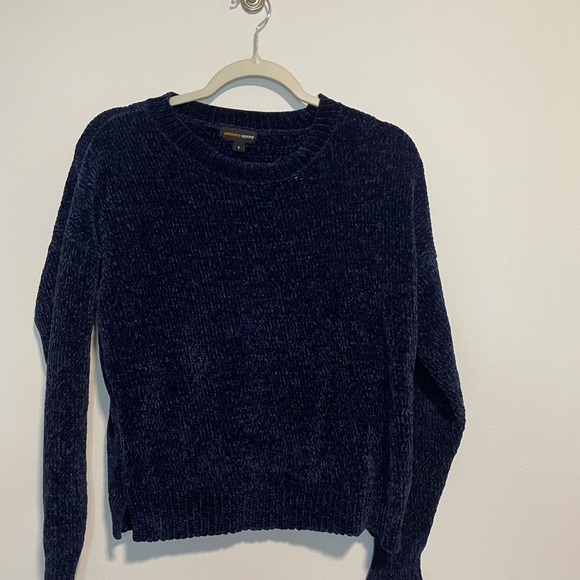 Ambiance Sweaters - Navy Blue Women's Sweater